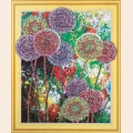 Алмазная картина с фигурными стразами COLOR KIT "Радуга цветов" 